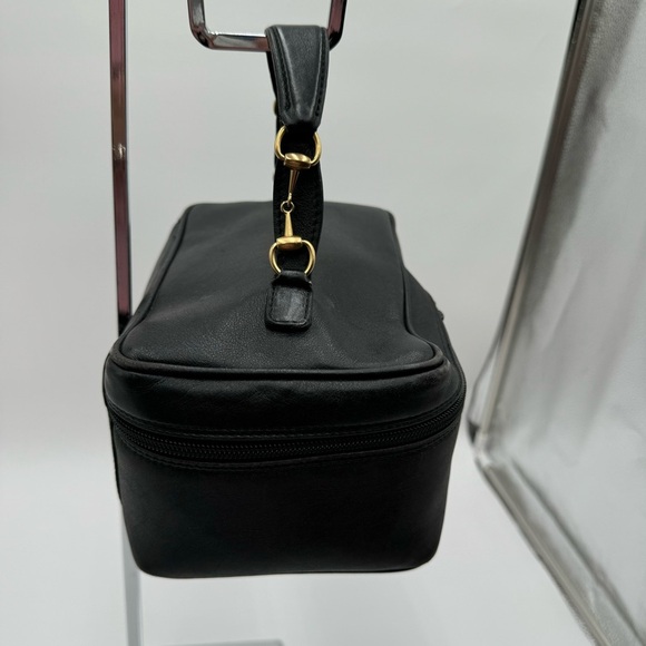 Gucci-Authentic- Vanity Pouch Leather Black - Picture 5 of 15